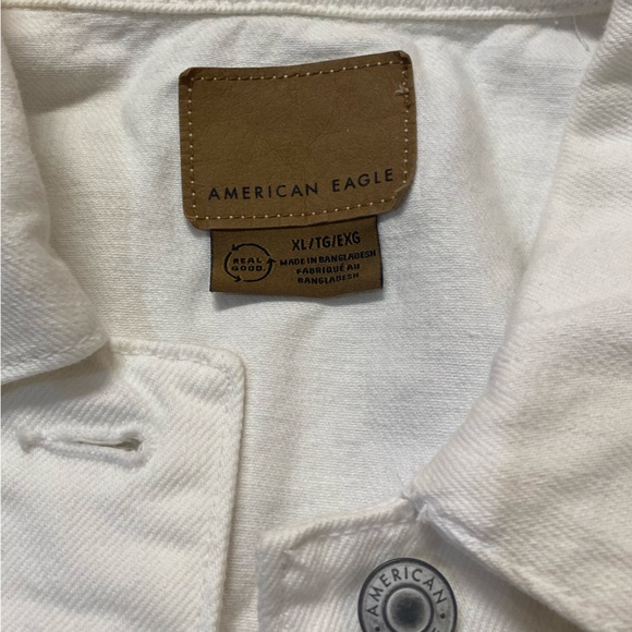 American eagle white denim jacket - Picture 3 of 3